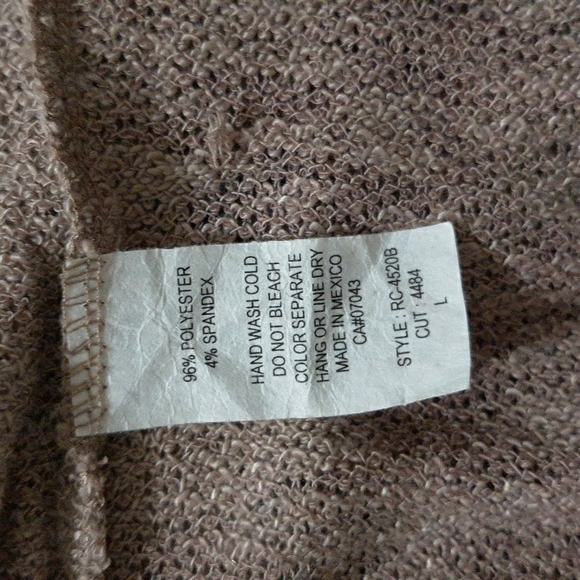 Tunic Length Lightweight Floral Cardigan - Picture 6 of 6